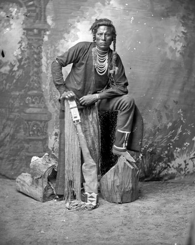 Curley, Crow Scout, 1880s by David Frances Barry